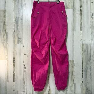 Pink Pants Joggers with Elastic Cuffs
